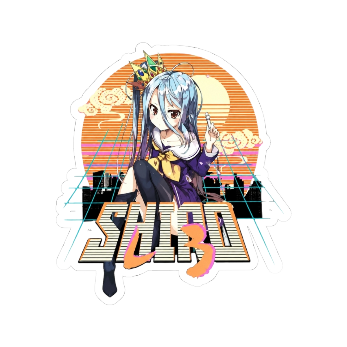 Shiro No game no life Sticker