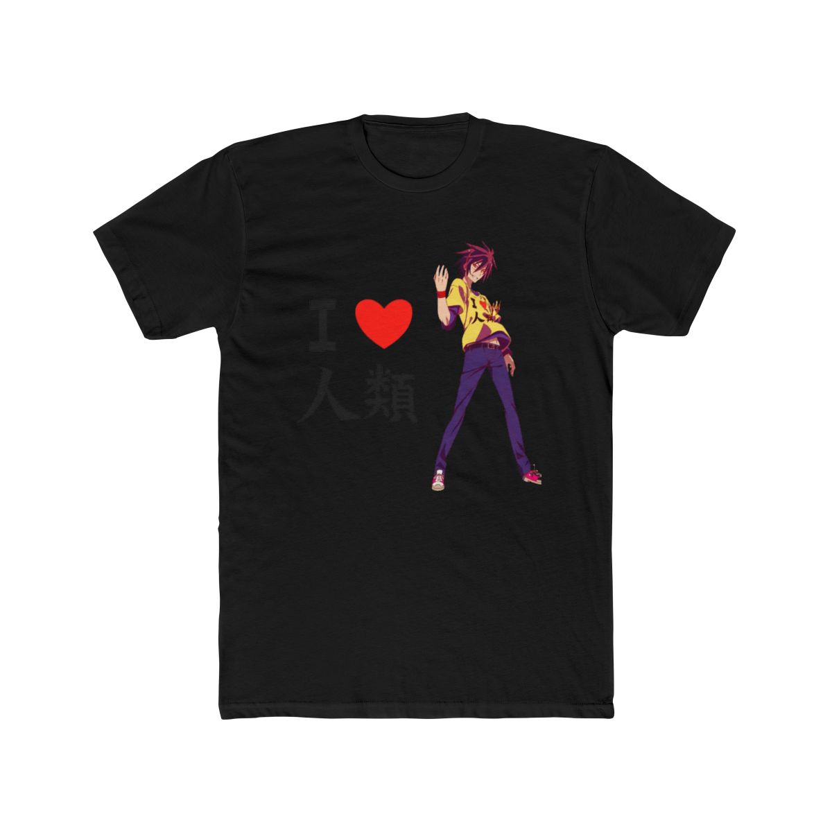 Anime No Game No Life Sora Long Sleeve T Shirt Cosplay Costume with Wrister - alternate angle 3, merchandise